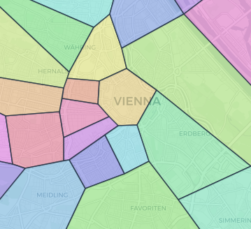 Map of Vienna